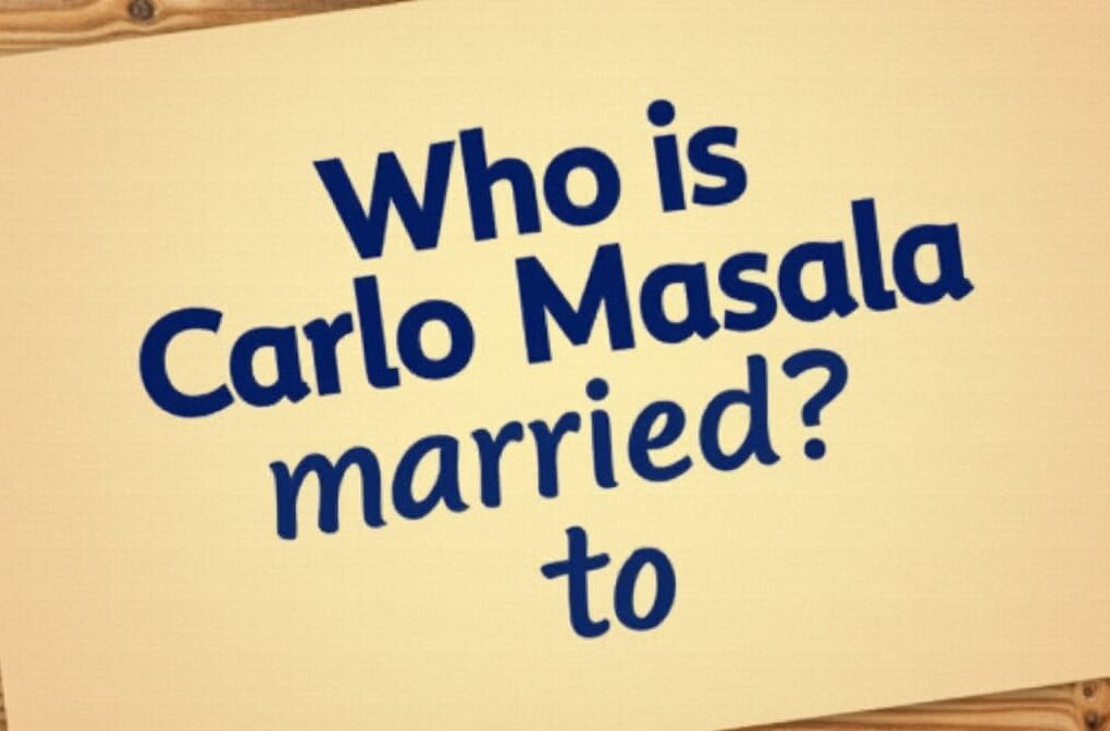 mit wem ist carlo masala verheiratet